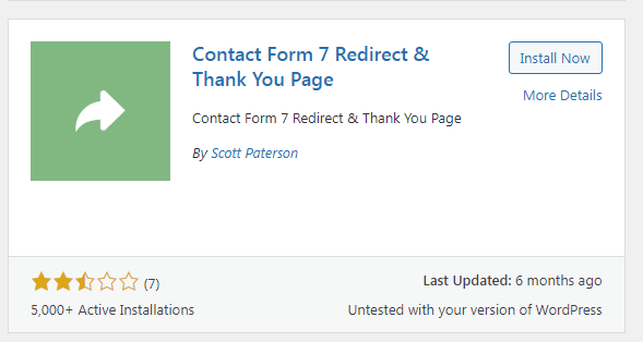 wordpress plugin redirect contact form 7 to thank you page